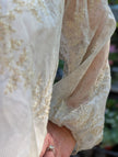 Blus med skimrande broderi, Gemini