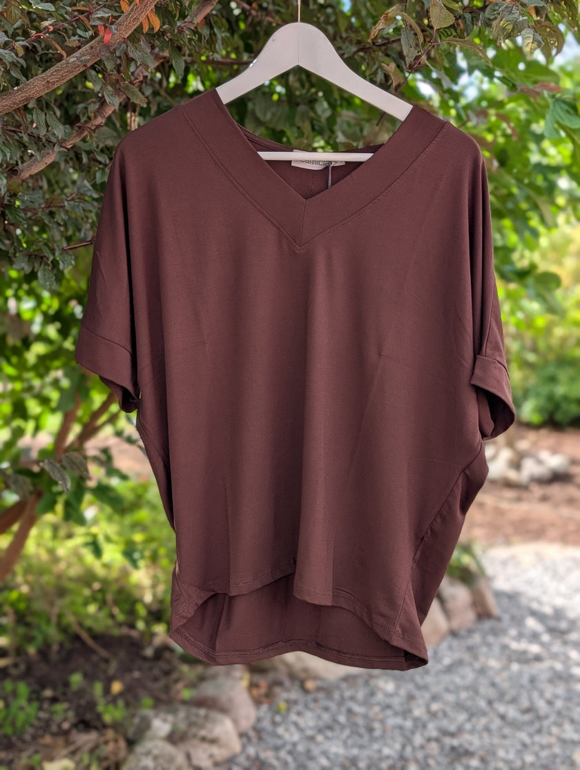 V-ringad topp, Camicia