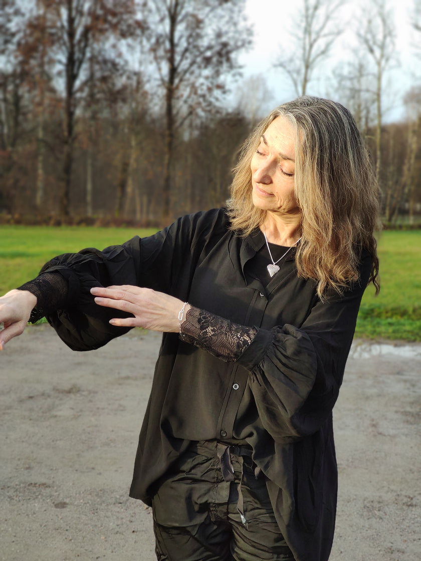 Blus, 'Gwen' långärmad, Gemini