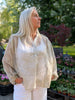 Blus med skimrande broderi, Gemini
