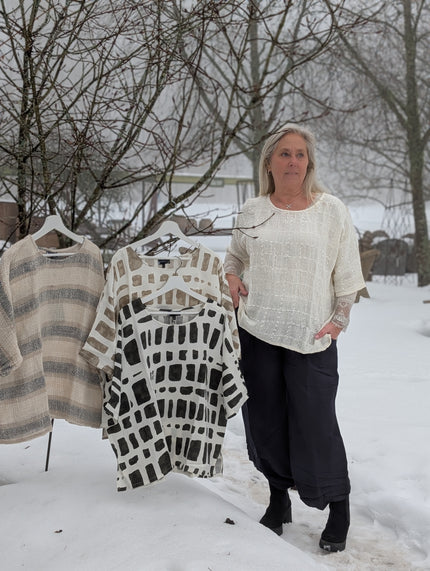 Topp wide, linnemix, 