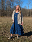 Klänning, mjuk denim, Bohéme