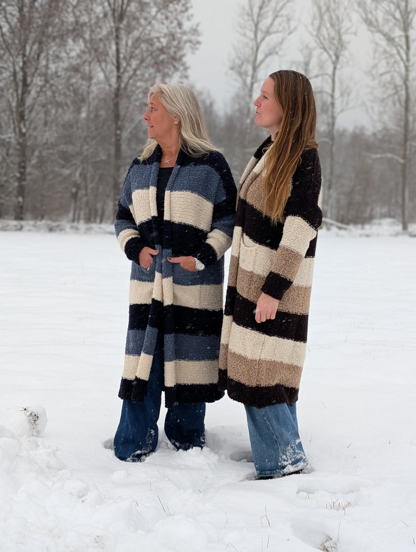 Kofta, lång och randig, Camicia