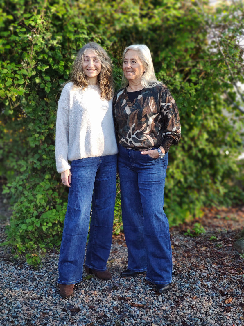 Blus, mönstrad, Camicia