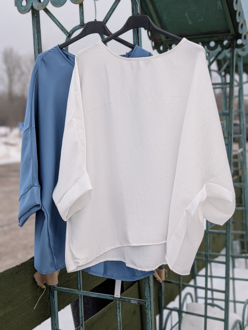 Blus, Camicia, inklusive blombrosch