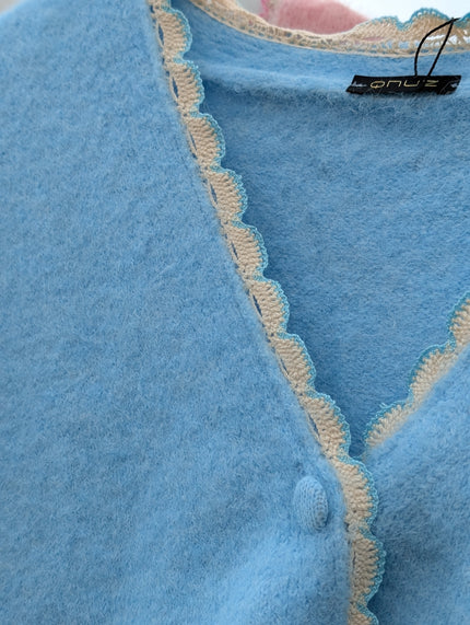 Kofta, kortärmad med spets, Qnuz