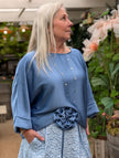 Blus, Camicia, inklusive blombrosch