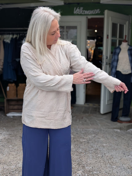 Kofta/kimono med brodyr, CosyHouse