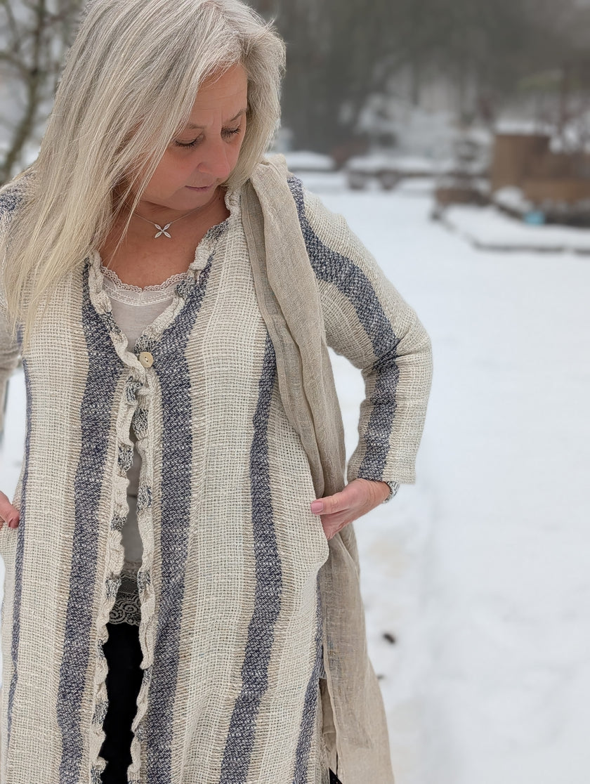 Kappa i linne, randig, Bohéme