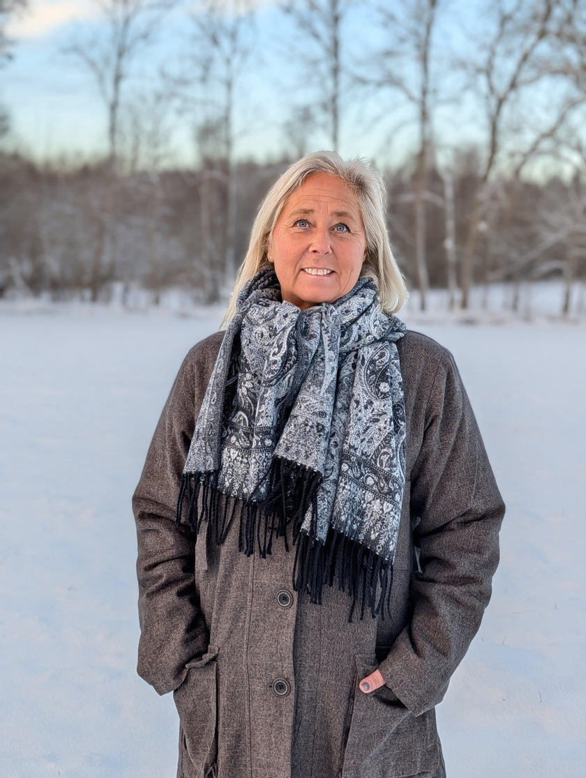 Sjal paisleymönster, Chandra