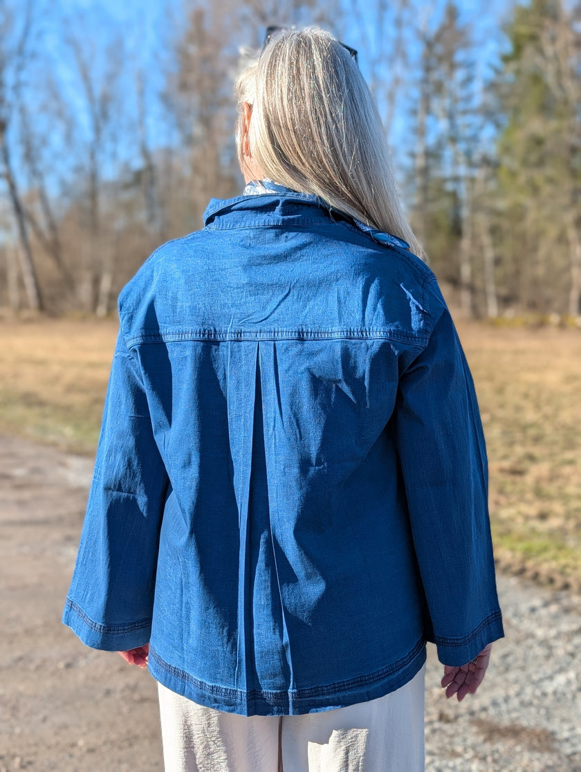 Skjorta, mjuk denim, Bohéme