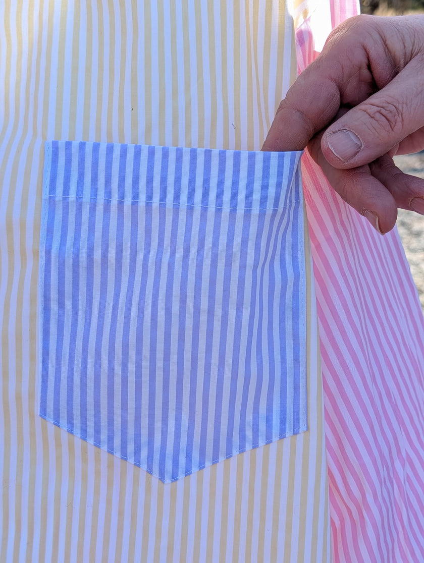 Skjorta, ränder i glada färger, Camicia