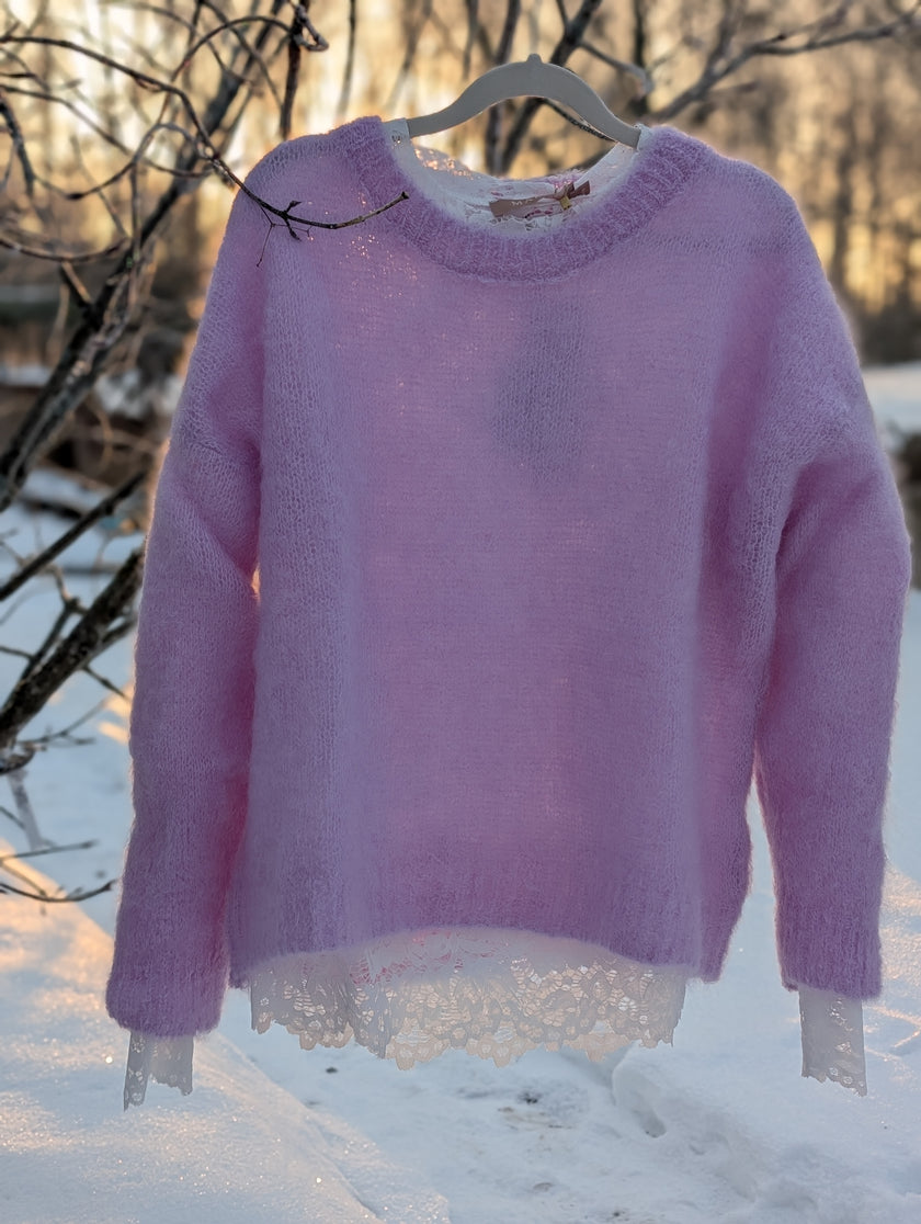 Tröja stickad mohair, Edith