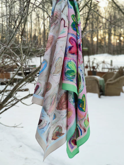 Scarf med hjärtan