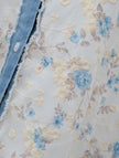 Skjorta vit oversize med blommor, Qnuz