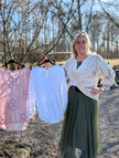 Blus med blombrodyr, MixByHeart