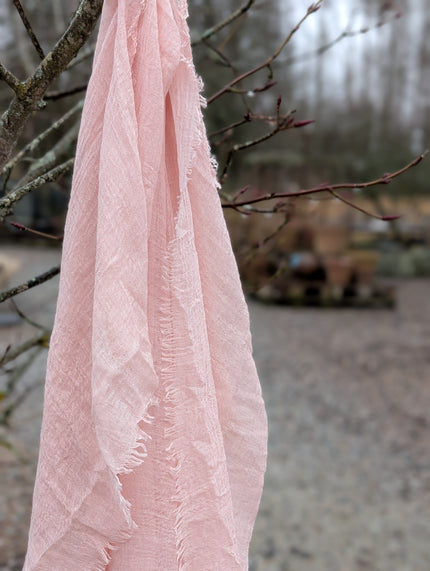 Sjal, tunn enfärgad