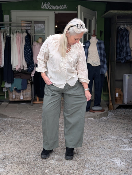 Byxa, militärgrön, Reunion