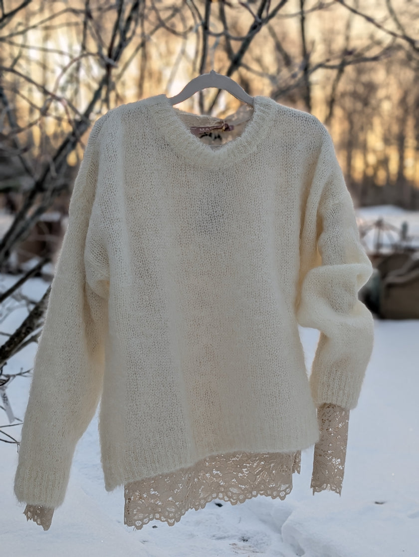 Tröja stickad mohair, Edith