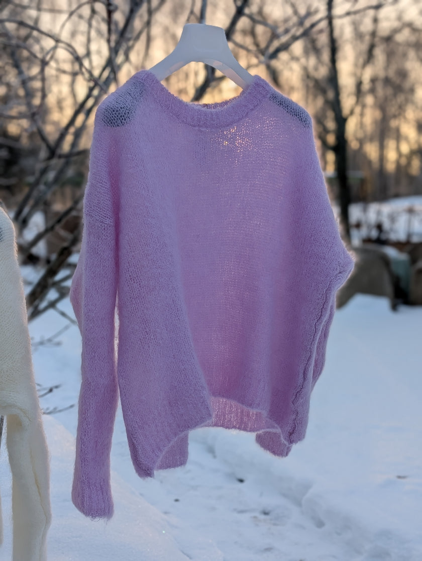 Tröja stickad mohair, Edith