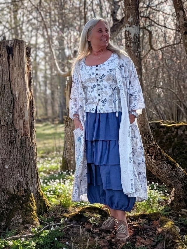Kaftan i linne, 'Vina', Olars Ulla