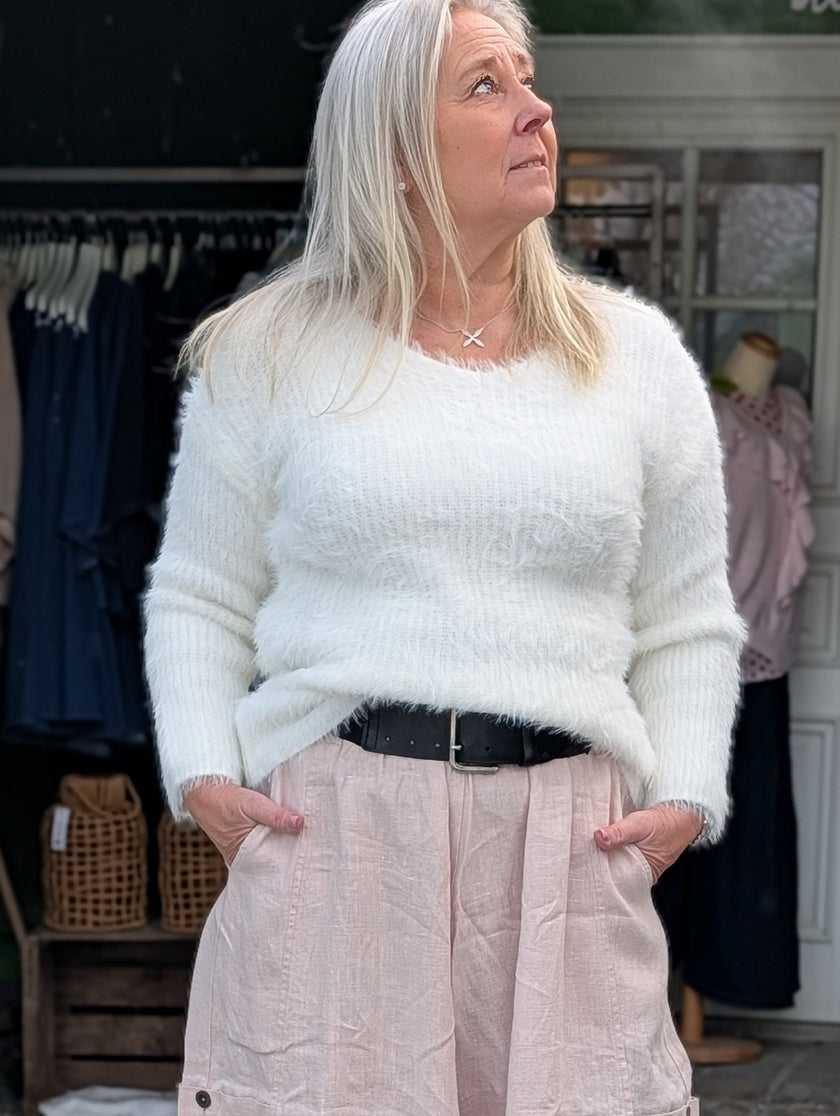 Tröja, fluffig, 'Alissa' CosyHouse